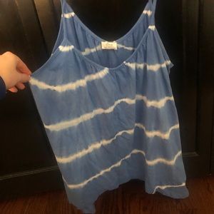 Zara tie-dye flowy tank top